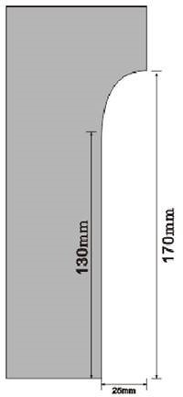 Radiator Cover Wall Large MDF Wood White Vertical Style Modern